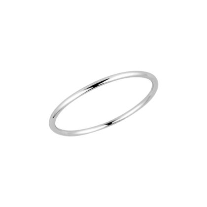 Stříbrný prsten jednoduchý kroužek 65014
